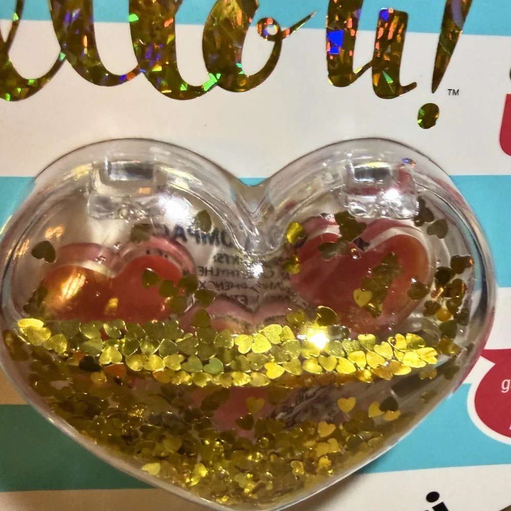scunci Glittery Heart Lip Gloss